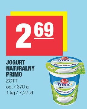 Jogurt naturalny Primo w ofercie sklepu SPAR