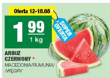 Arbuz czerwony w ofercie sklepu SPAR