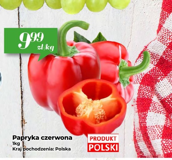 Papryka czerwona w ofercie sklepu Społem Kielce
