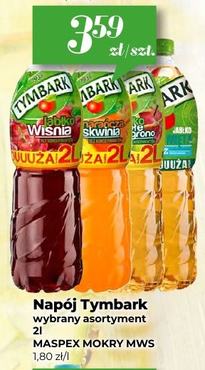 Napój Tymbark w ofercie sklepu Społem Kielce