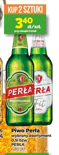 Piwo Perła w ofercie sklepu Społem Kielce