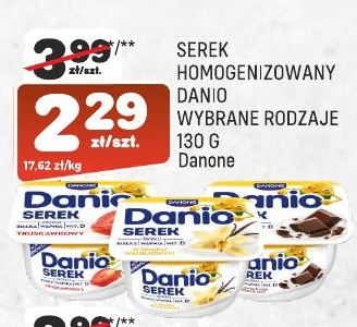 Serek homogenizowany Danio w ofercie sklepu Społem Praga