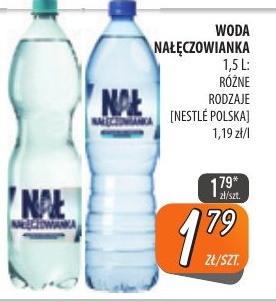Woda Nałęczowianka w ofercie sklepu Społem Szczecin