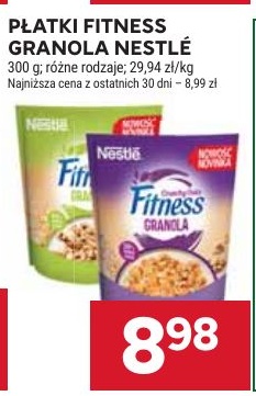 Płatki Fitness Granola Nestlé w ofercie sklepu Stokrotka Market