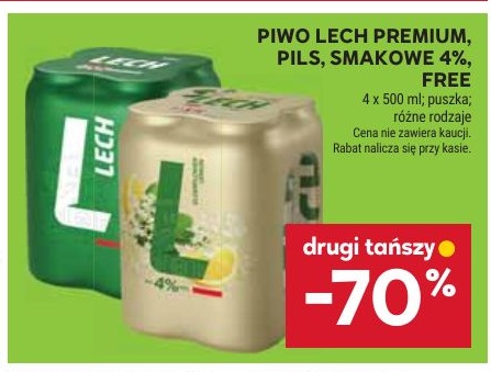 Piwo Lech Premium w ofercie sklepu Stokrotka Market