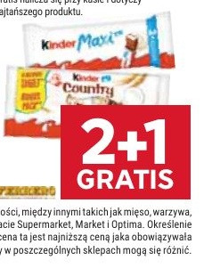Kinder Maxi w ofercie sklepu Stokrotka Supermarket