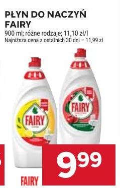 Płyn do naczyń Fairy w ofercie sklepu Stokrotka Supermarket