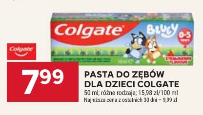 Pasta do zębów dla dzieci w ofercie sklepu Stokrotka Supermarket