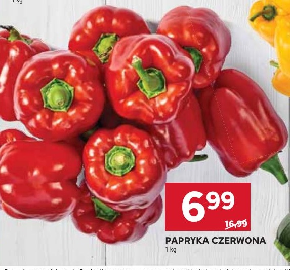 Papryka czerwona w ofercie sklepu Stokrotka Supermarket