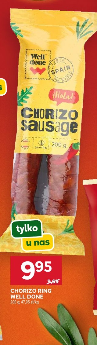 CHORIZO RING WELL DONE w ofercie sklepu Stokrotka Supermarket