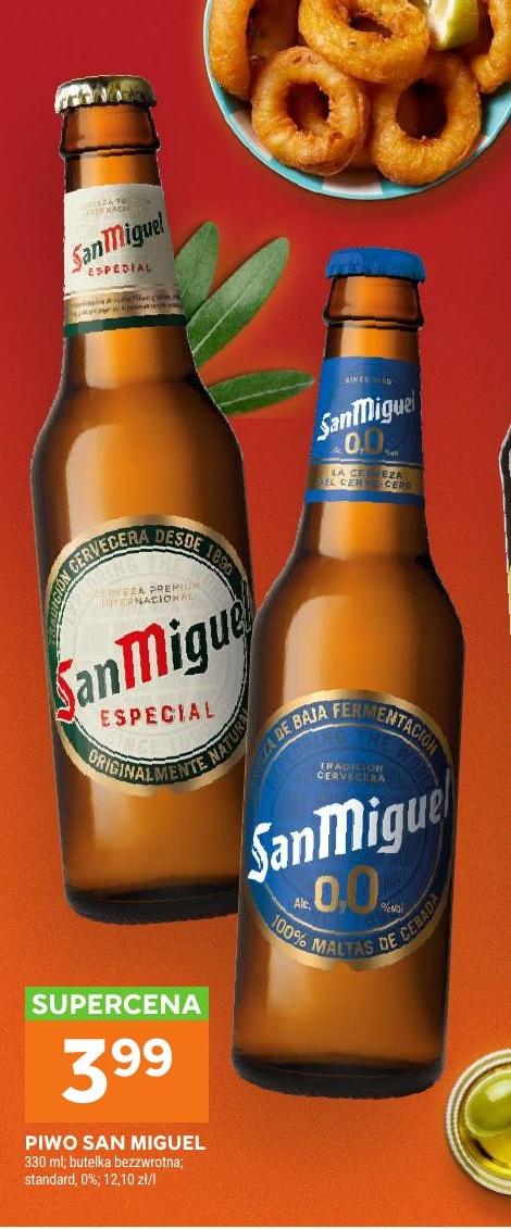 Piwo San Miguel w ofercie sklepu Stokrotka Supermarket