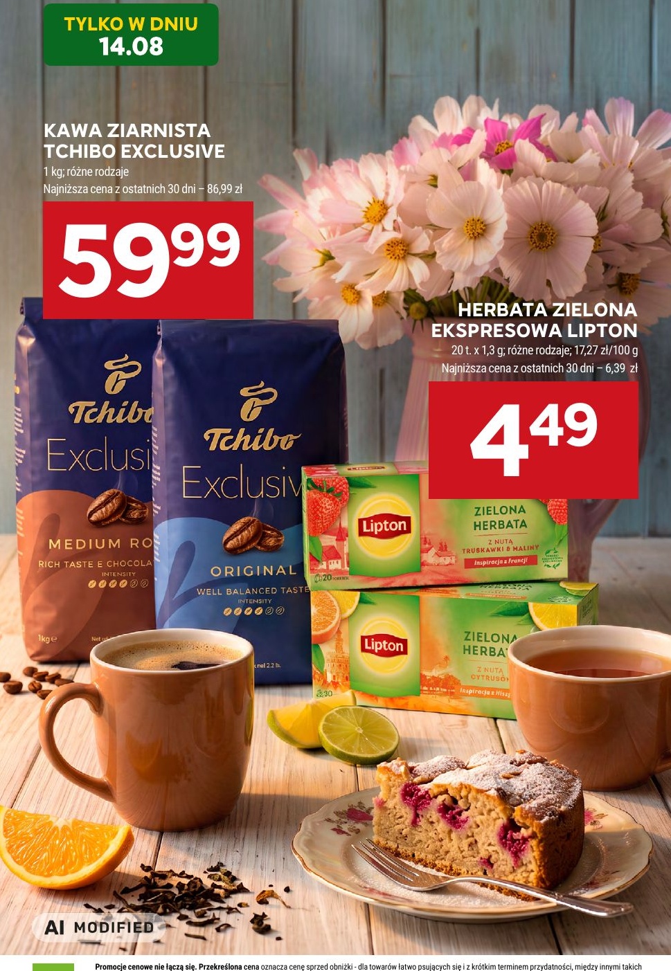 Kawa ziarnista Tchibo Exclusive w ofercie sklepu Stokrotka Supermarket