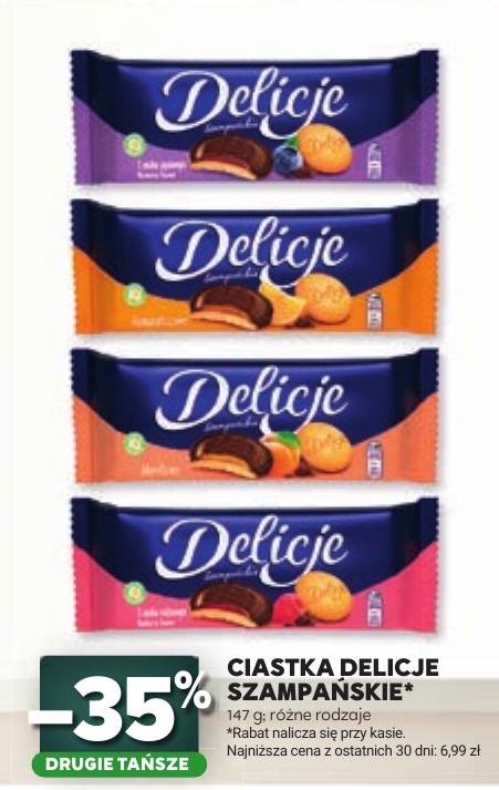 Ciastka Delicje Szampańskie w ofercie sklepu Stokrotka Supermarket
