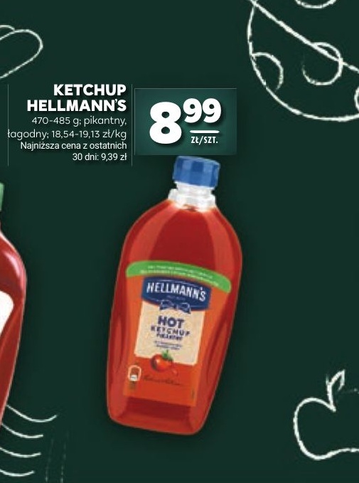 Ketchup Hellmann's w ofercie sklepu Stokrotka Supermarket