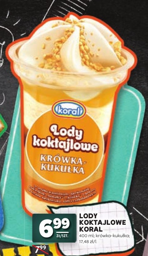 Lody koktajlowe Koral w ofercie sklepu Stokrotka Supermarket