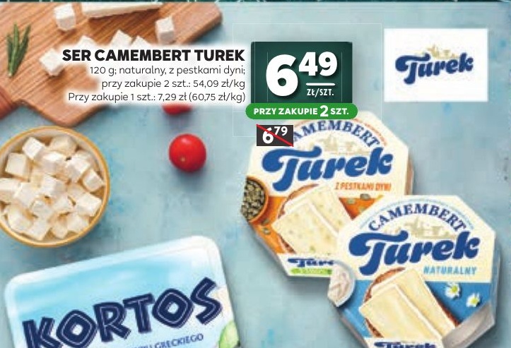 Ser Camembert Turek w ofercie sklepu Stokrotka Supermarket