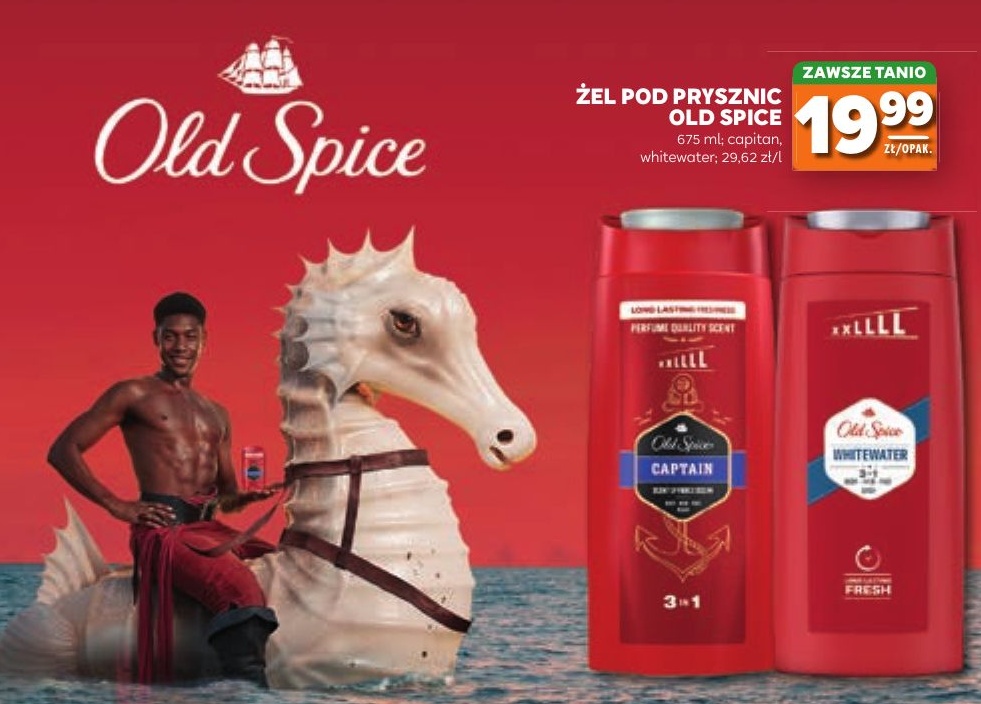 Żel pod prysznic Old Spice w ofercie sklepu Stokrotka Supermarket