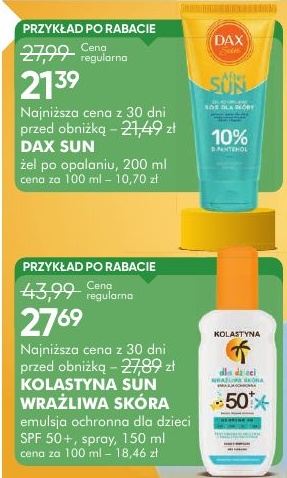 DAX SUN w ofercie sklepu SUPER-PHARM