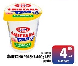 Śmietana Polska 18% w ofercie sklepu Tomi Markt