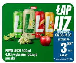 Piwo Lech w ofercie sklepu Tomi Markt
