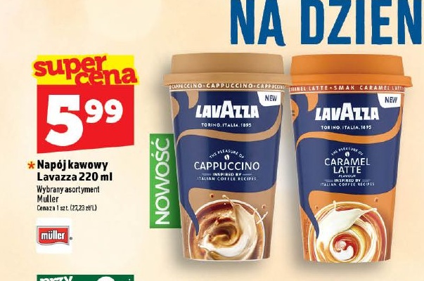 Napój kawowy Lavazza w ofercie sklepu Topaz