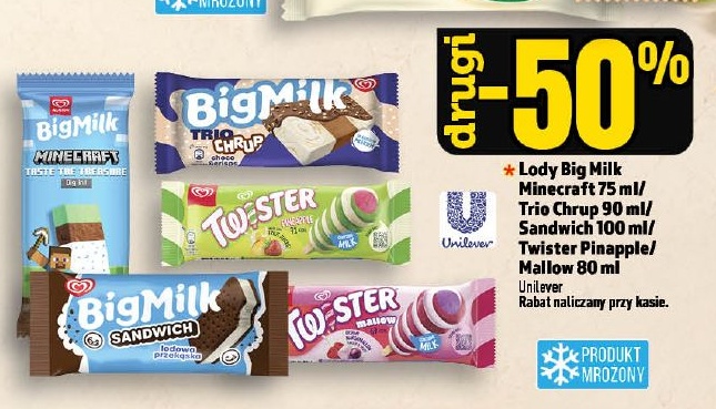 Lody Big Milk Minecraft w ofercie sklepu Topaz