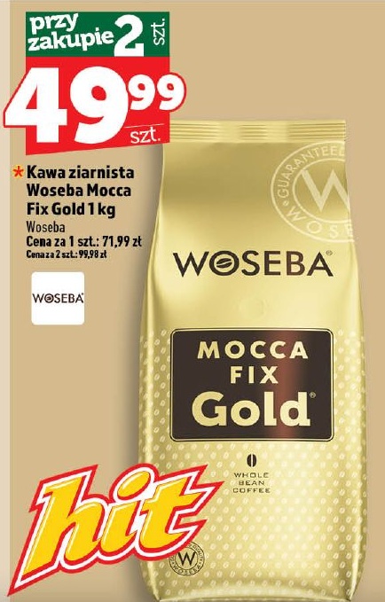 Kawa ziarnista Mocca Fix Gold w ofercie sklepu Topaz