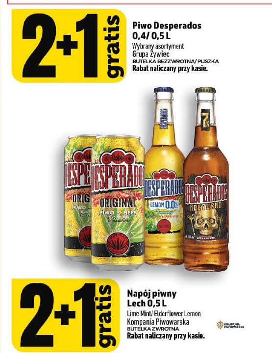Piwo Desperados w ofercie sklepu Topaz