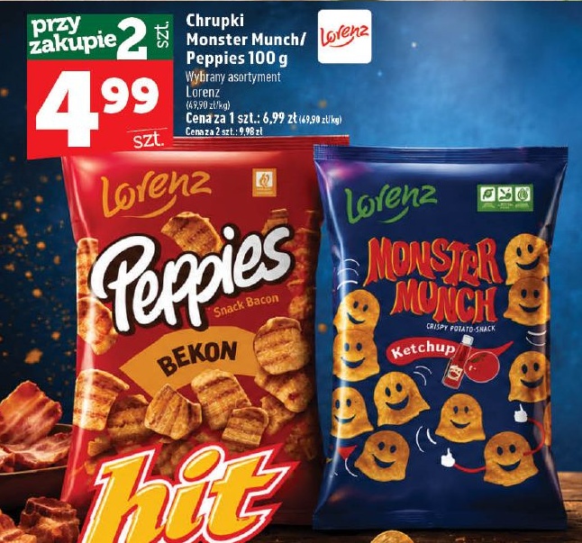 Chrupki Monster Munch w ofercie sklepu Topaz