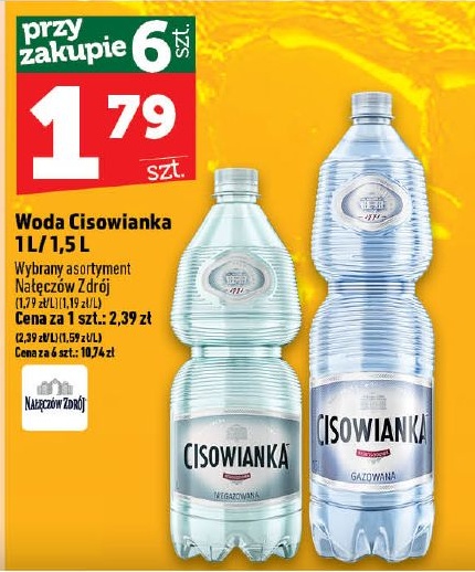 Woda Cisowianka w ofercie sklepu Topaz