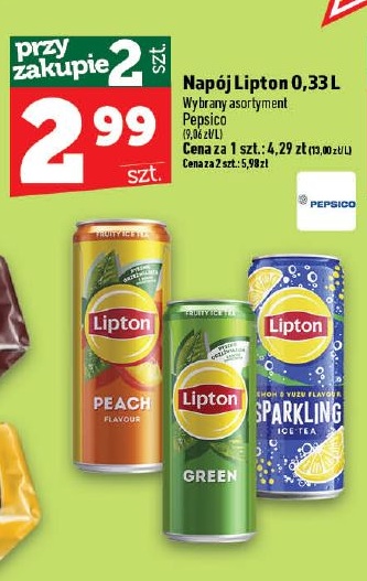 Napój Lipton w ofercie sklepu Topaz