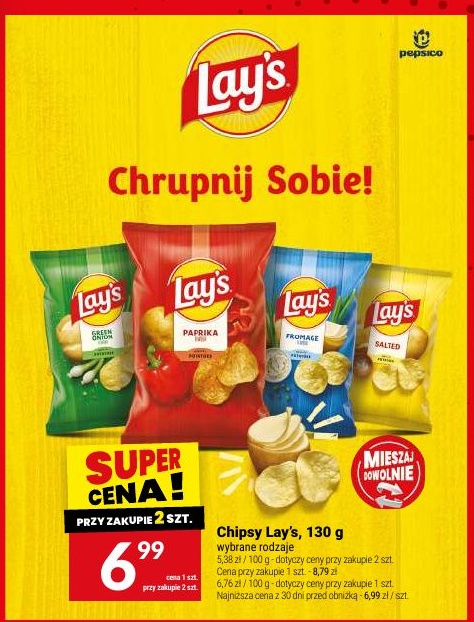 chipsy Lay's w ofercie sklepu Twój Market