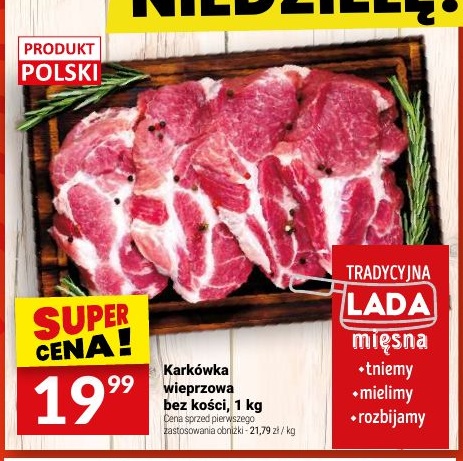 Karkówka wieprzowa bez kości w ofercie sklepu Twój Market