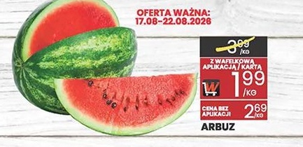 Arbuz w ofercie sklepu Wafelek