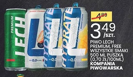 Piwo Lech Premium w ofercie sklepu Wafelek