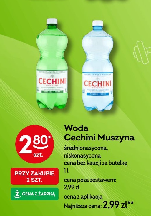 Woda Cechini Muszyna w ofercie sklepu Żabka